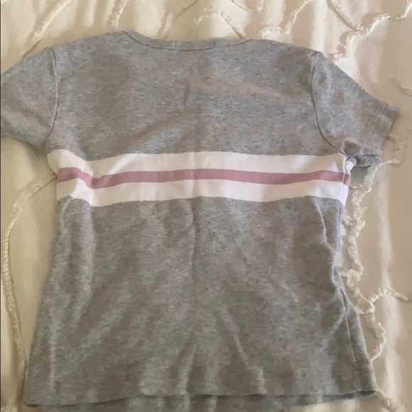 NWOT striped brandy baby tee - Picture 3 of 3